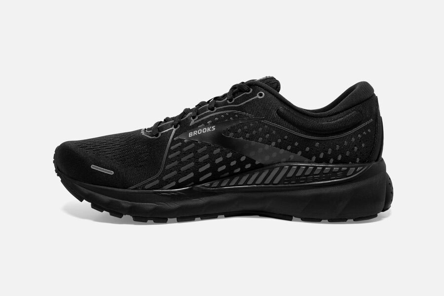 Brooks Adrenaline GTS 21 Men\'s Road Running Shoes Black/Black/Ebony